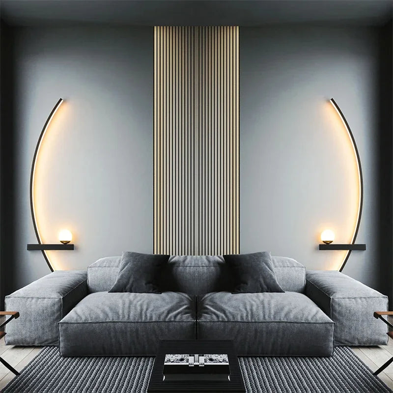LED Wall Lamps 55/85/105CM Modern Bedside Left Right Lighting Bedside Wall Sconces Bedroom Living Room Home Decor Lights Lustre